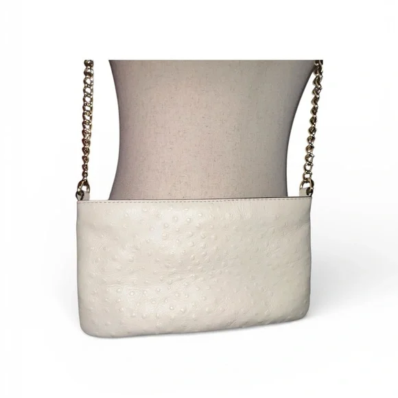 ♠️Like new Kate Spade Charm City Presley Ostrich leather crossbody - Picture 4 of 5